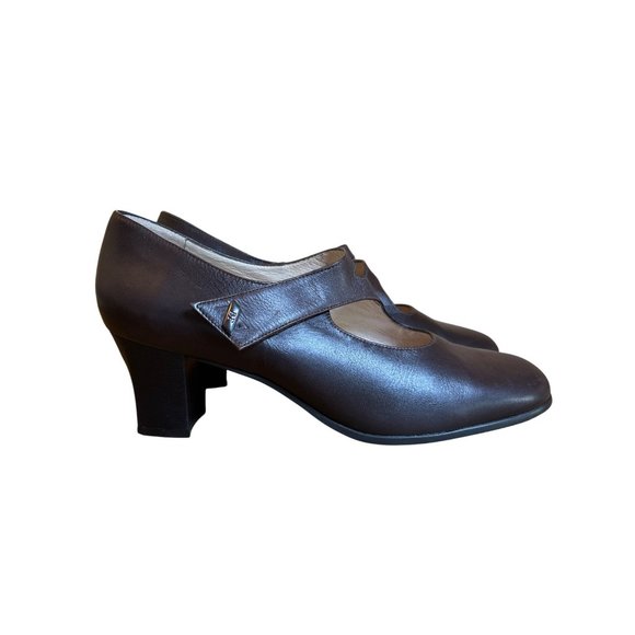 BeautiFeel Katherina Pump Brown Leather Comfort Shoes Mary Jane Size 42/‎ 11 - Picture 2 of 14